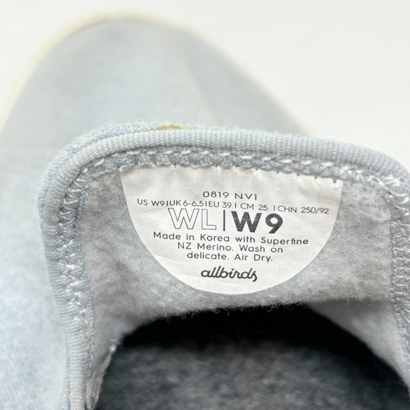 Allbirds Gray/Blue Slip-On Sneakers - Picture 8 of 8